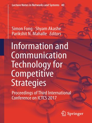 cover image of Information and Communication Technology for Competitive Strategies